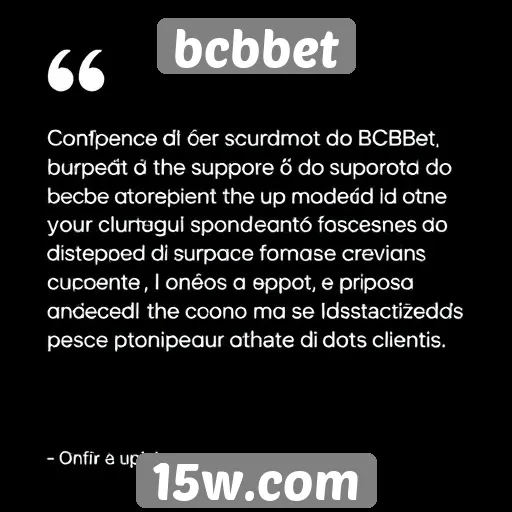 feedback de usuários sobre o suporte do bcbbet